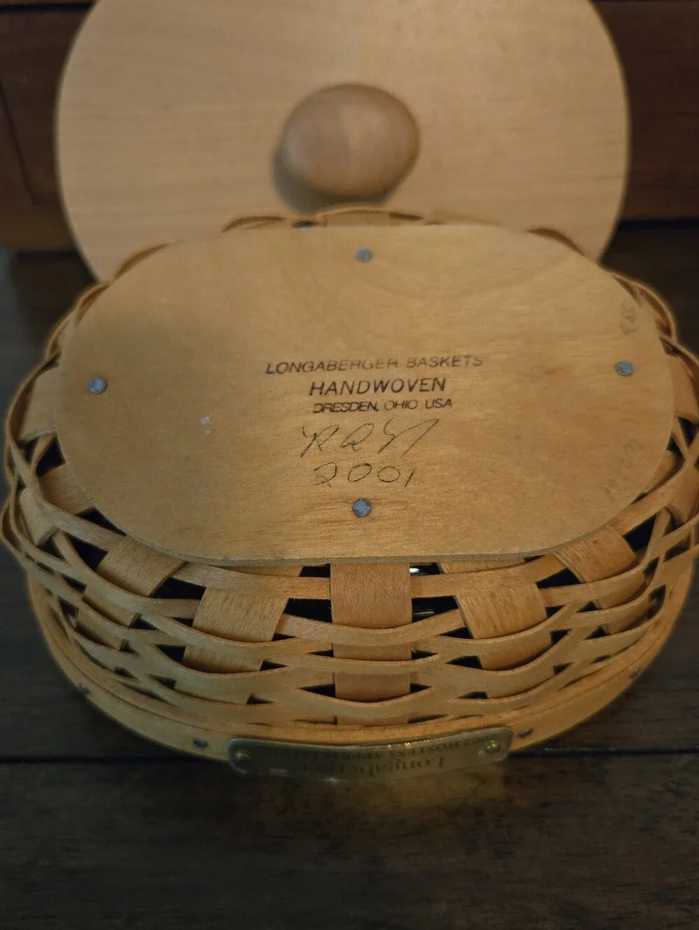 Longaberger 2002 Hostess Appreciation Basket